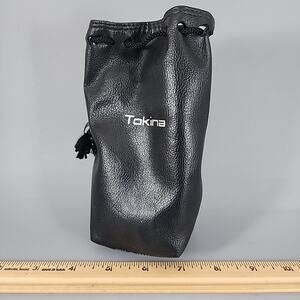 Tokina 17 - Soft Drawstring Lens Bag - Pouch Case - about 3" x 5"
